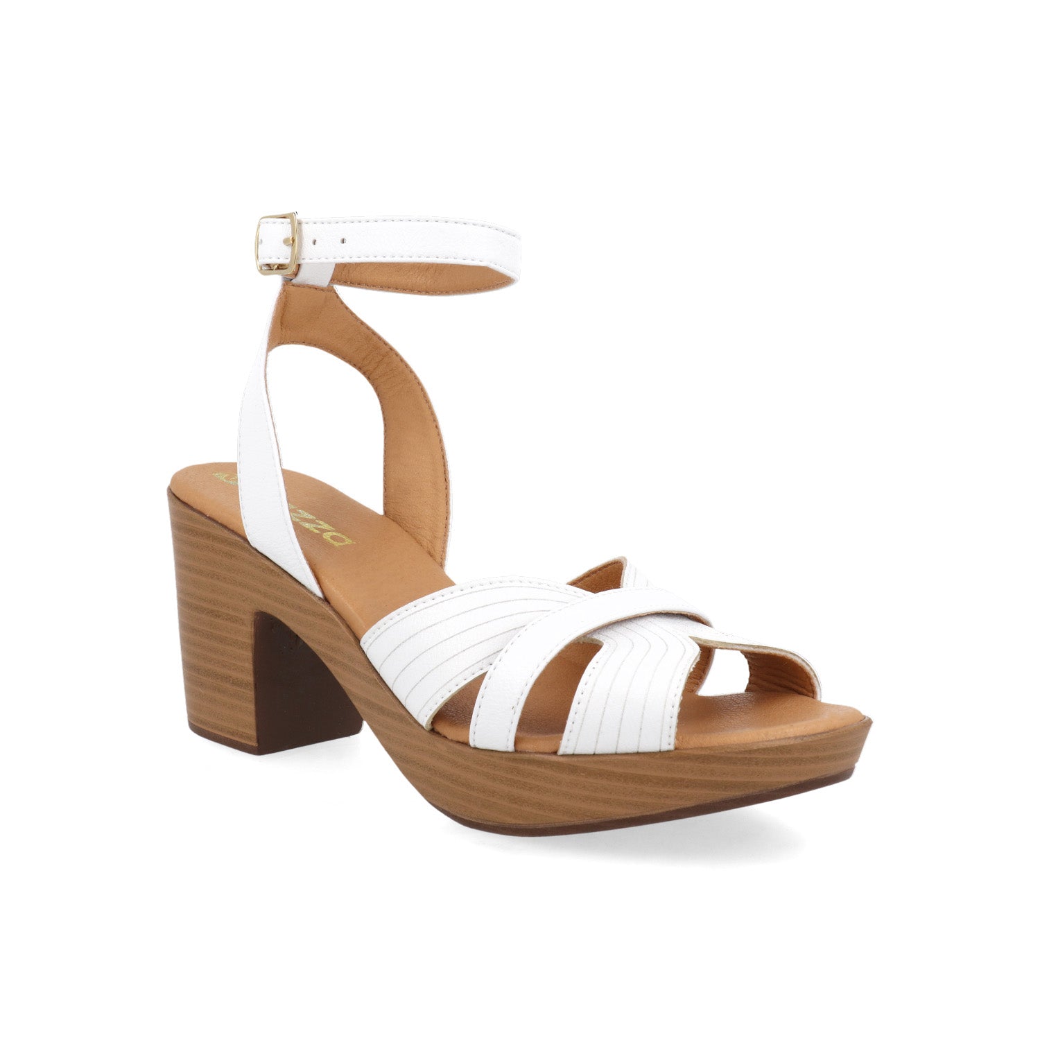 Sandalia Casual Vazza color Blanco para Mujer