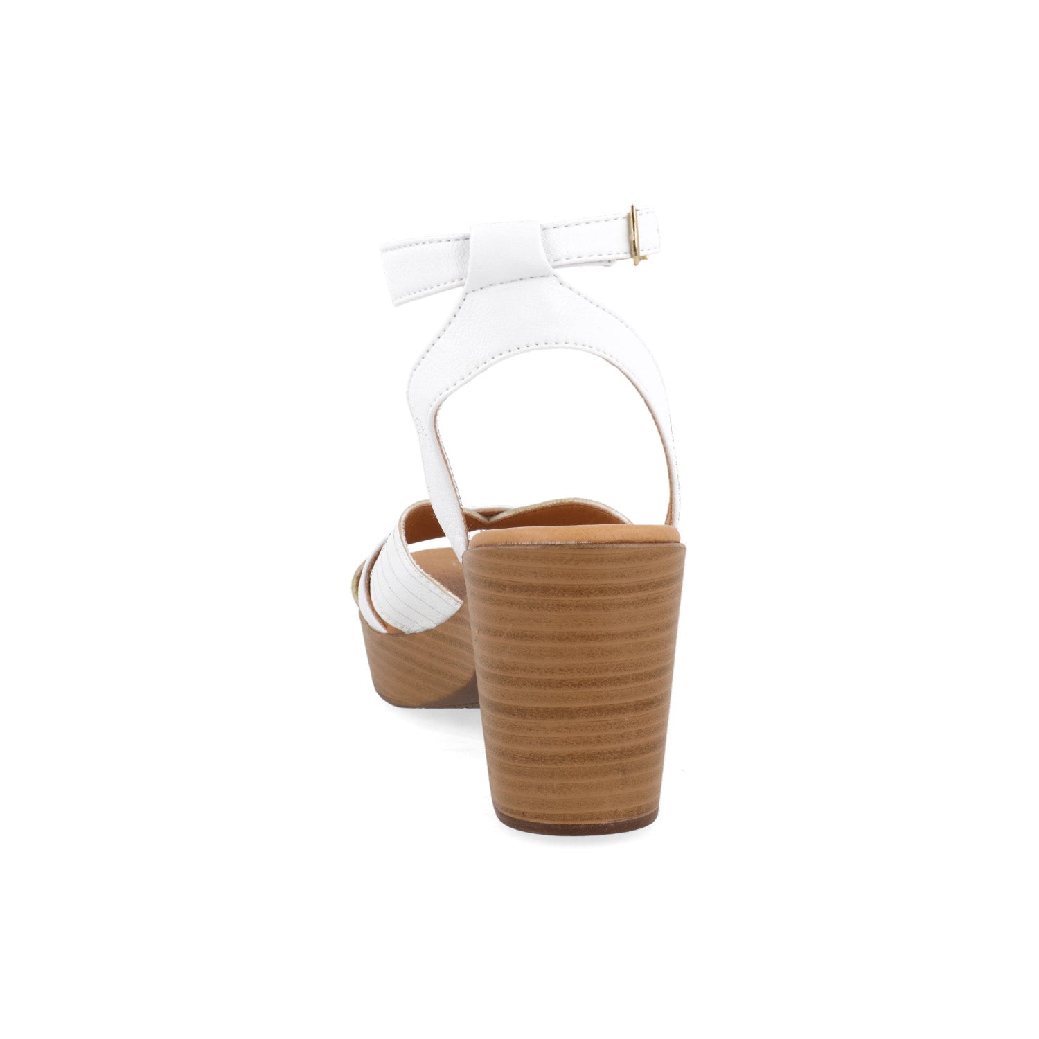 Sandalia Casual Vazza color Blanco para Mujer