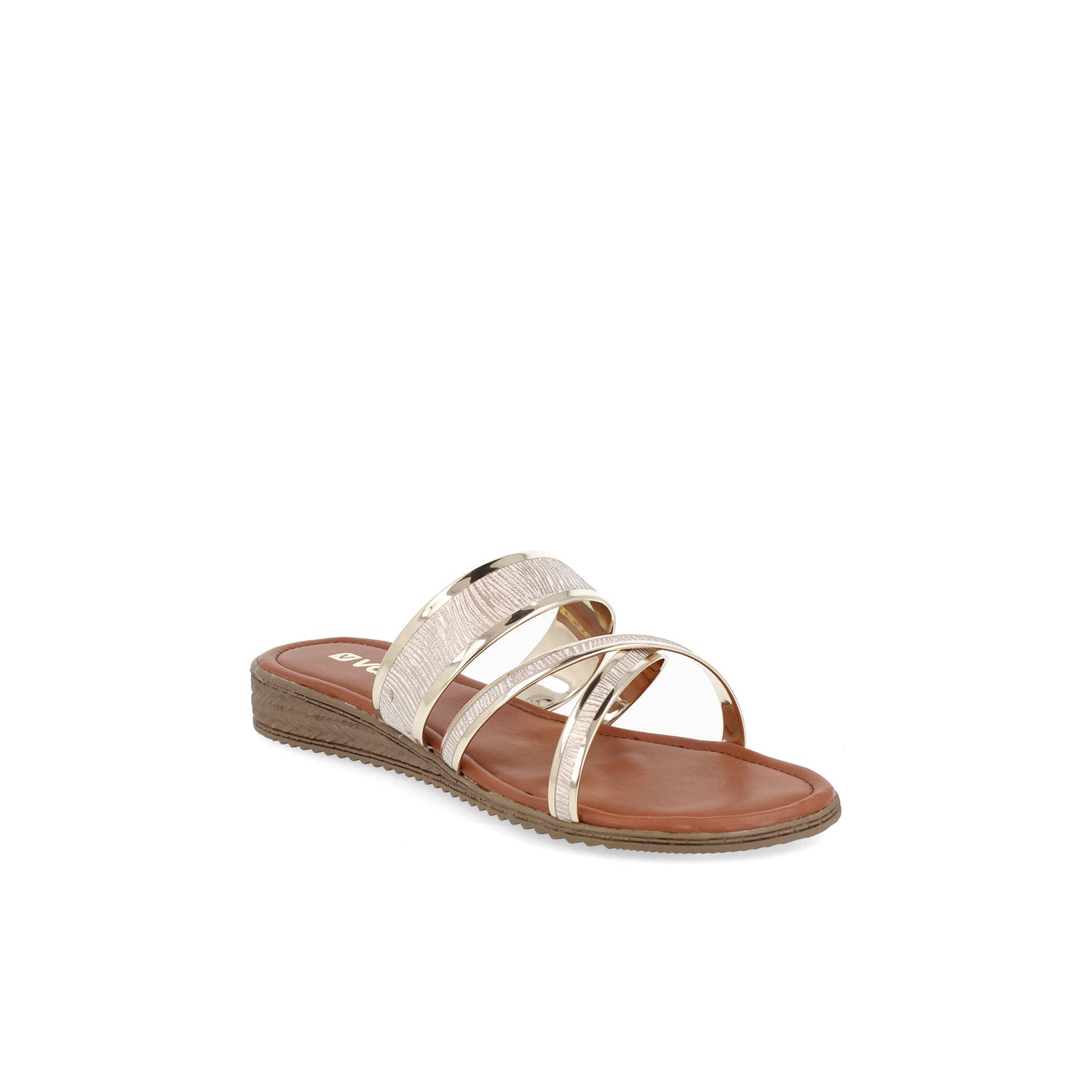 Sandalia Casual Gilardi color Oro para Mujer