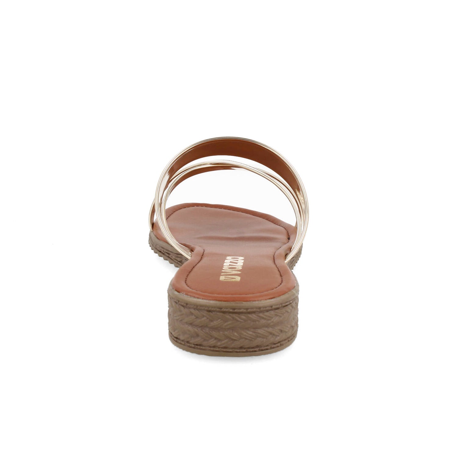Sandalia Casual Gilardi color Oro para Mujer
