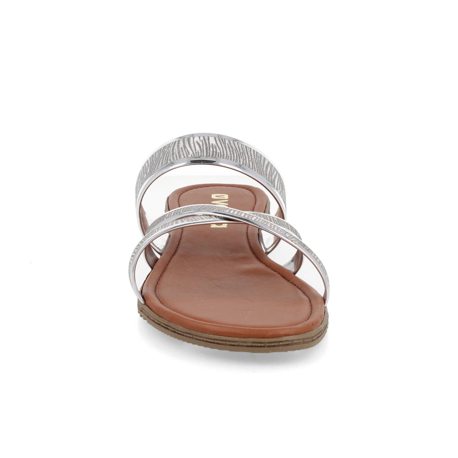 Sandalia Casual Gilardi color Plata para Mujer