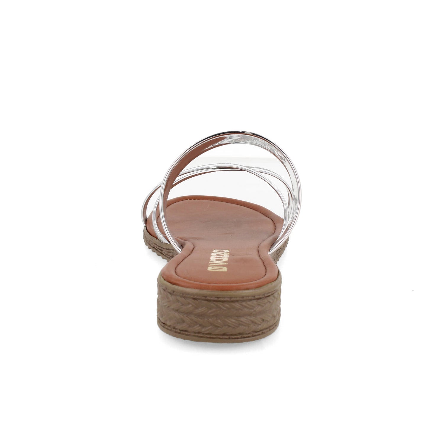 Sandalia Casual Gilardi color Plata para Mujer