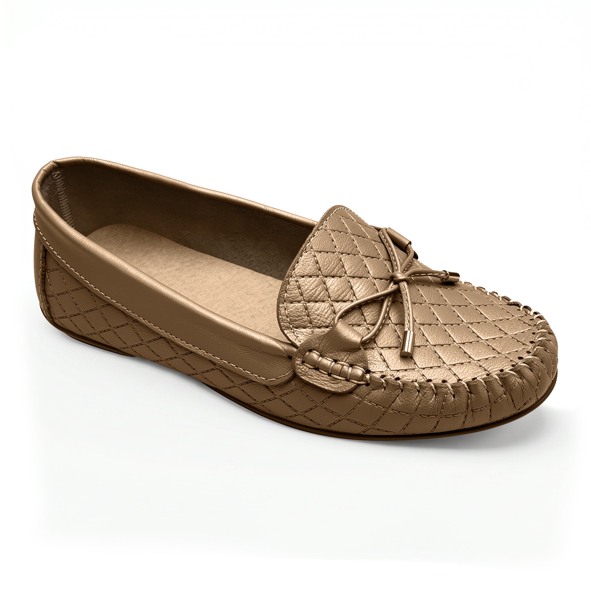 Zapato Casual Vazza color Oro para Mujer