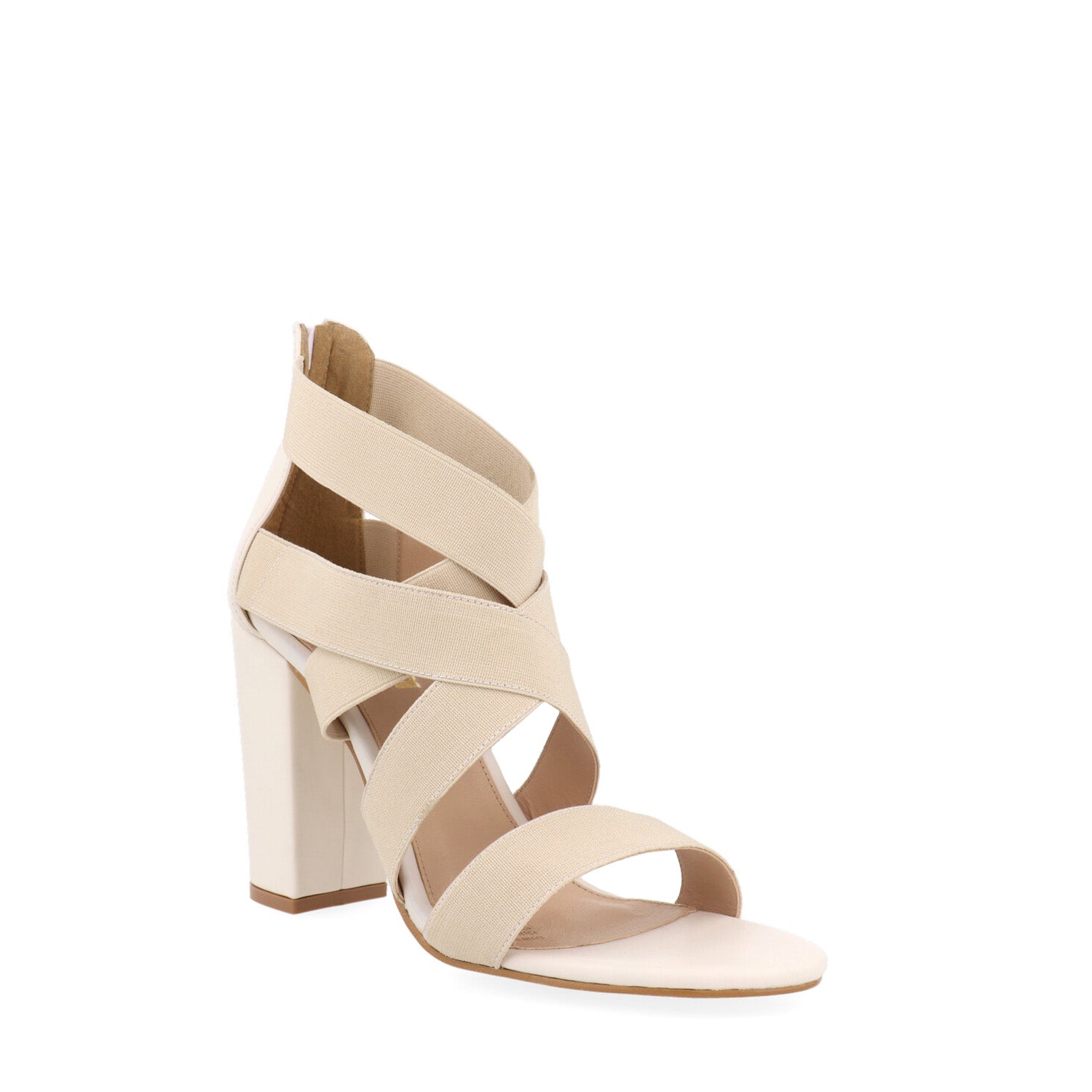 Sandalia de Vestir Vazza color Beige para Mujer