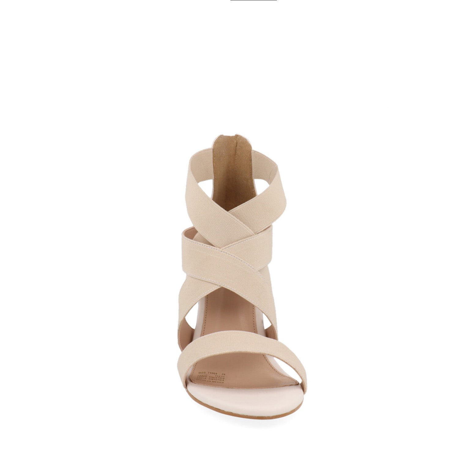 Sandalia de Vestir Vazza color Beige para Mujer