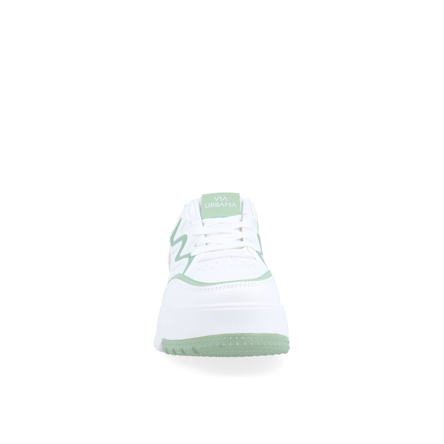Tenis Urbano Vazza color Blanco Con Verde para Mujer