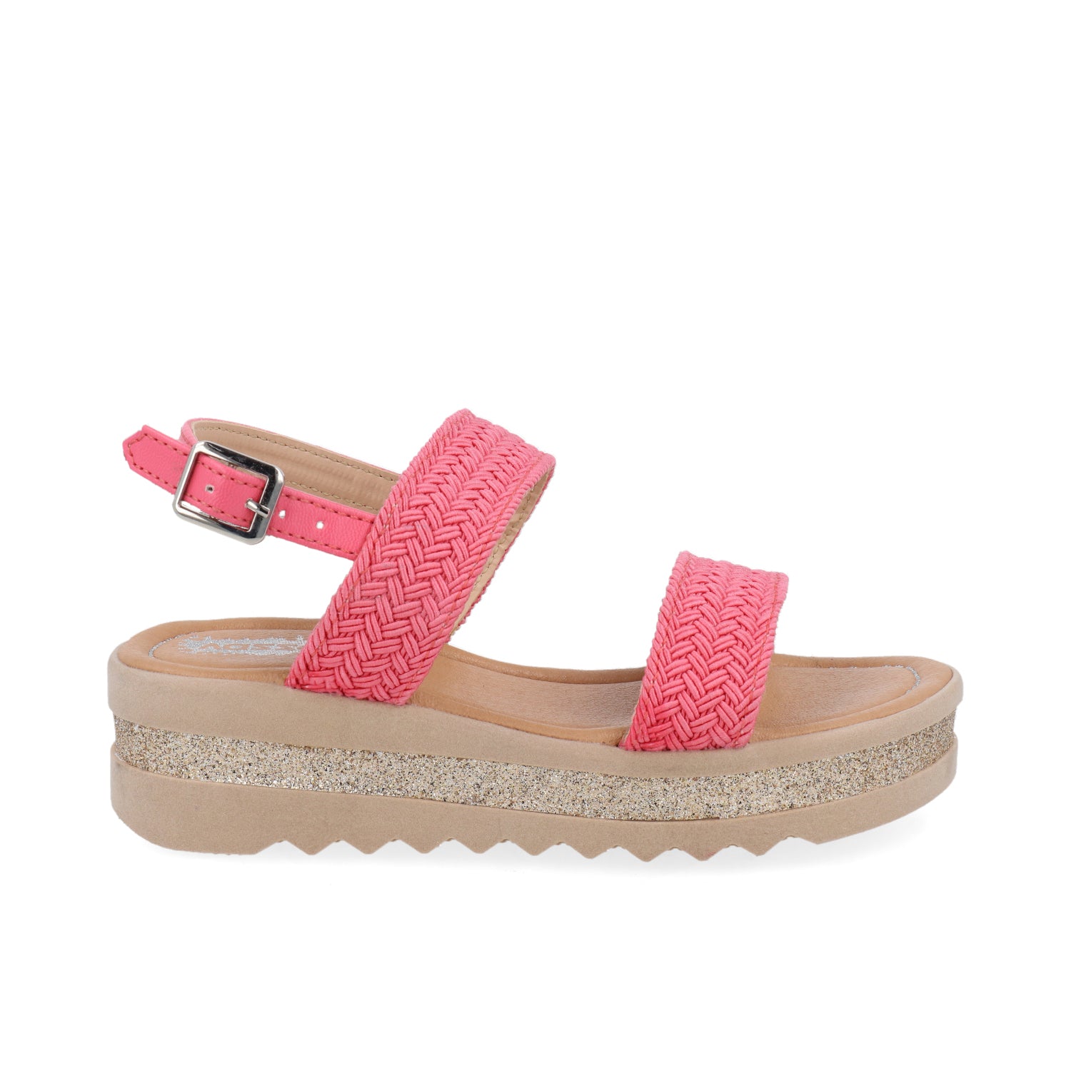 Sandalia Casual Vazza color Coral para Niña