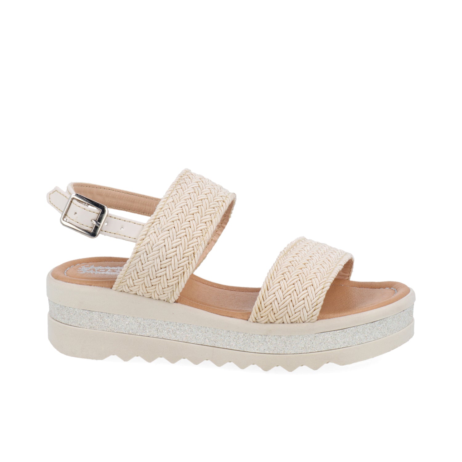 Sandalia Casual Vazza color Beige para Niña