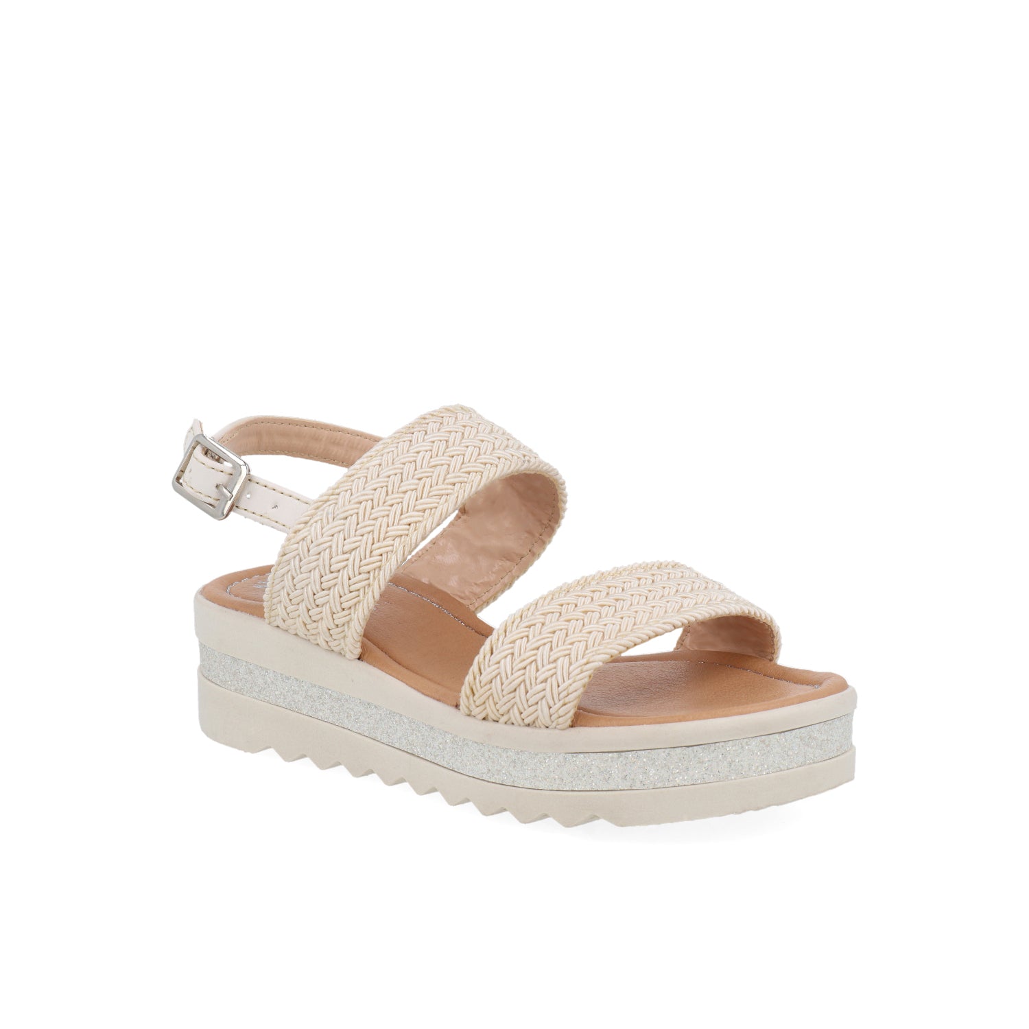Sandalia Casual Vazza color Beige para Niña