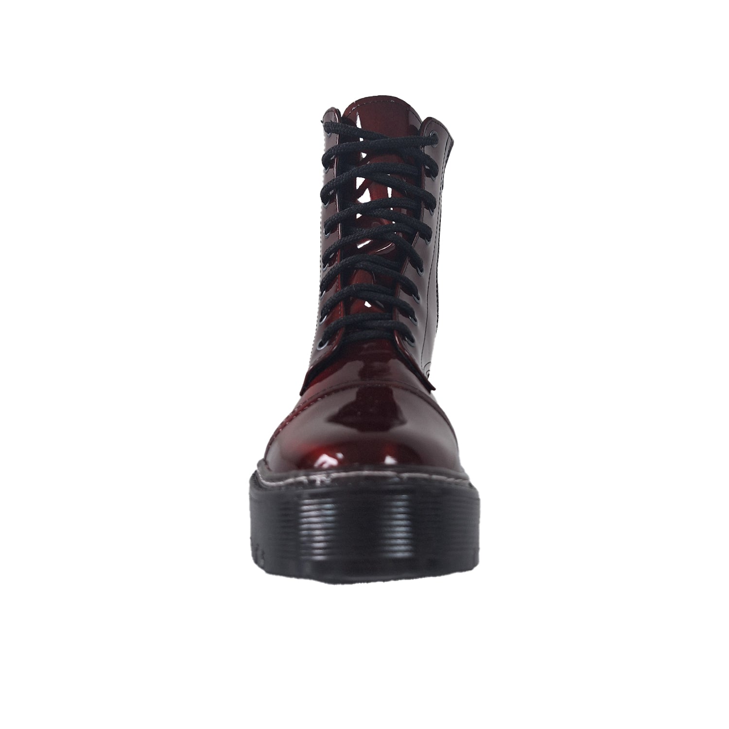 Botin Casual Vazza color Vino para Mujer