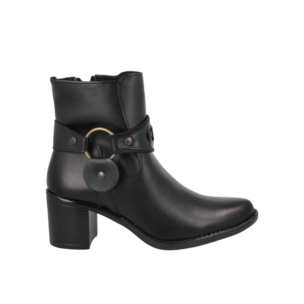 Botin Casual Vazza color Negro para Mujer