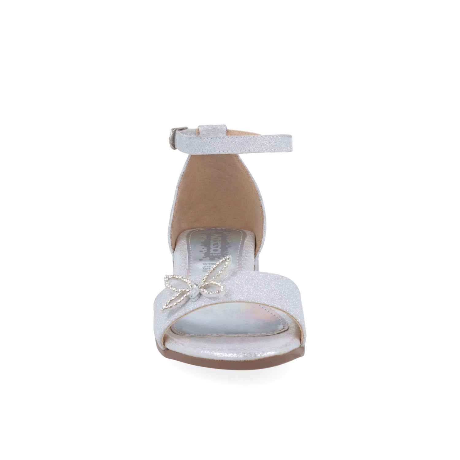 Zapatilla Casual Vazza color Plata para Junior Niña con detalle de mariposa