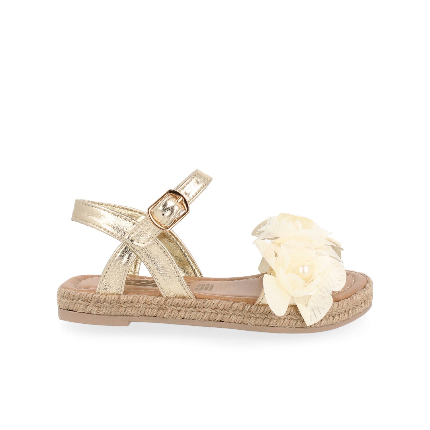 Sandalia Casual Vazza color Oro para Niña