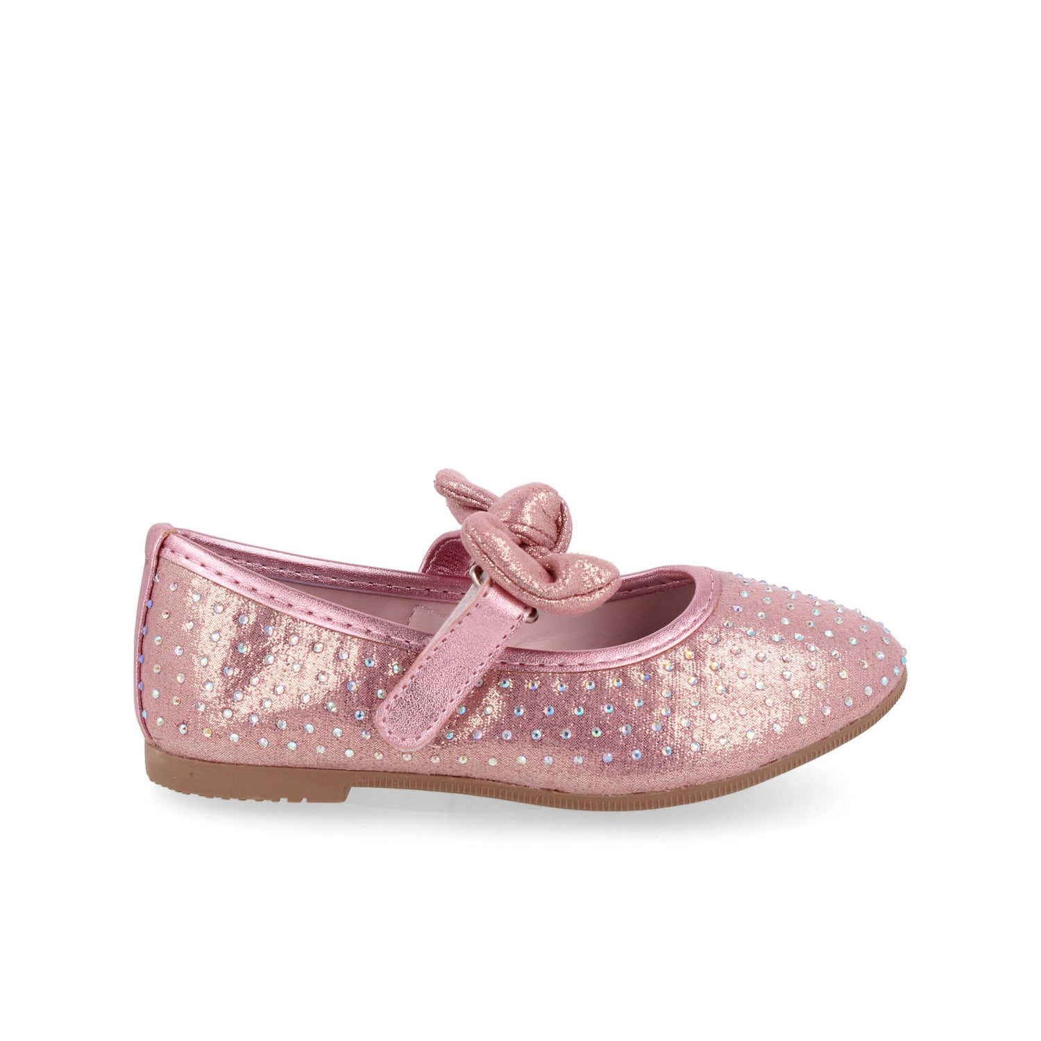 Ballerina Casual Vazza color Oro Rosado para Niña