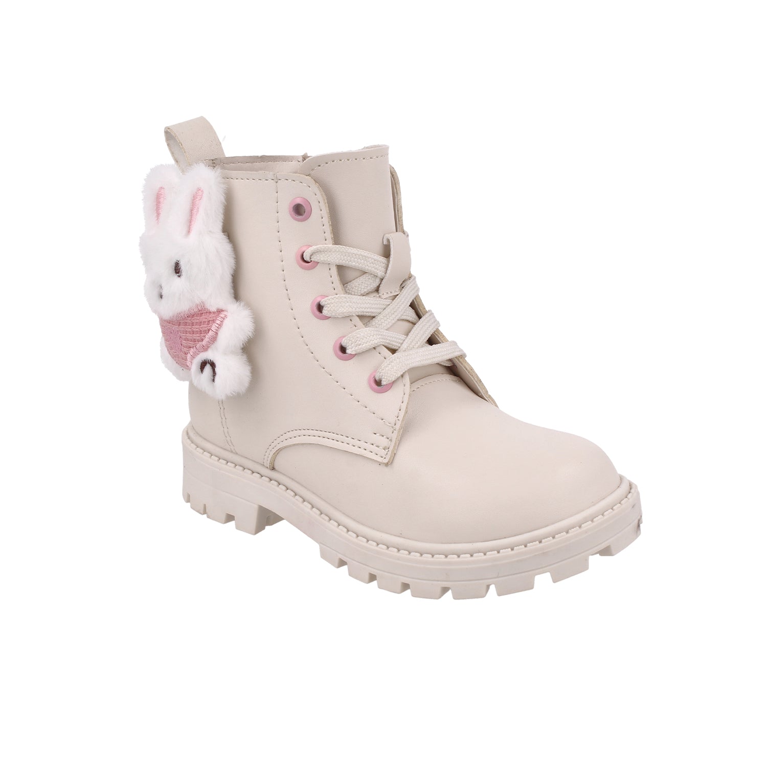 Bota Casual Vazza color Latte para Niña
