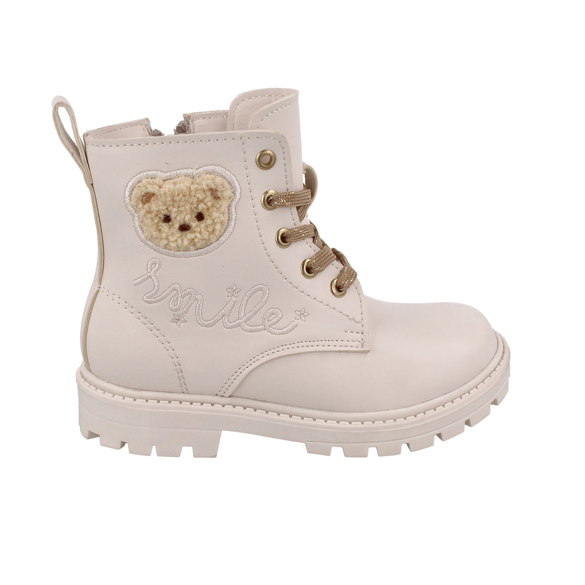 Bota Casual Vazza color Latte para NiÑa