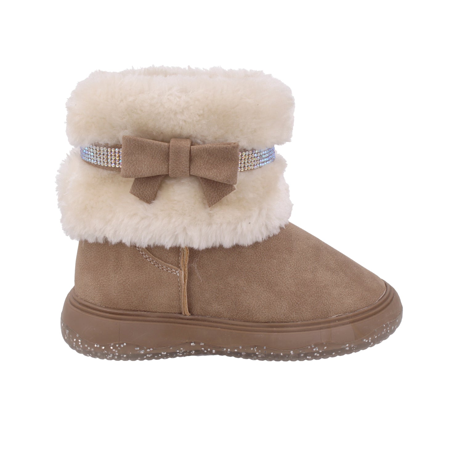 Bota Casual Vazza color Maquillaje para Niña