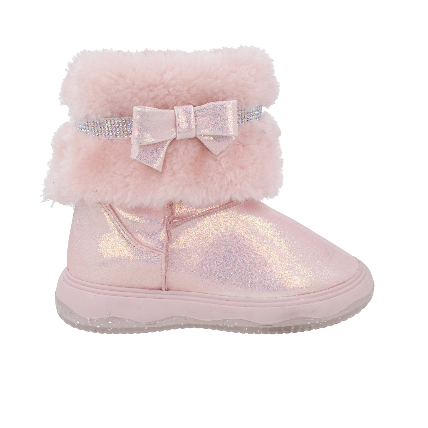 Bota Casual Vazza color Rosa para Niña