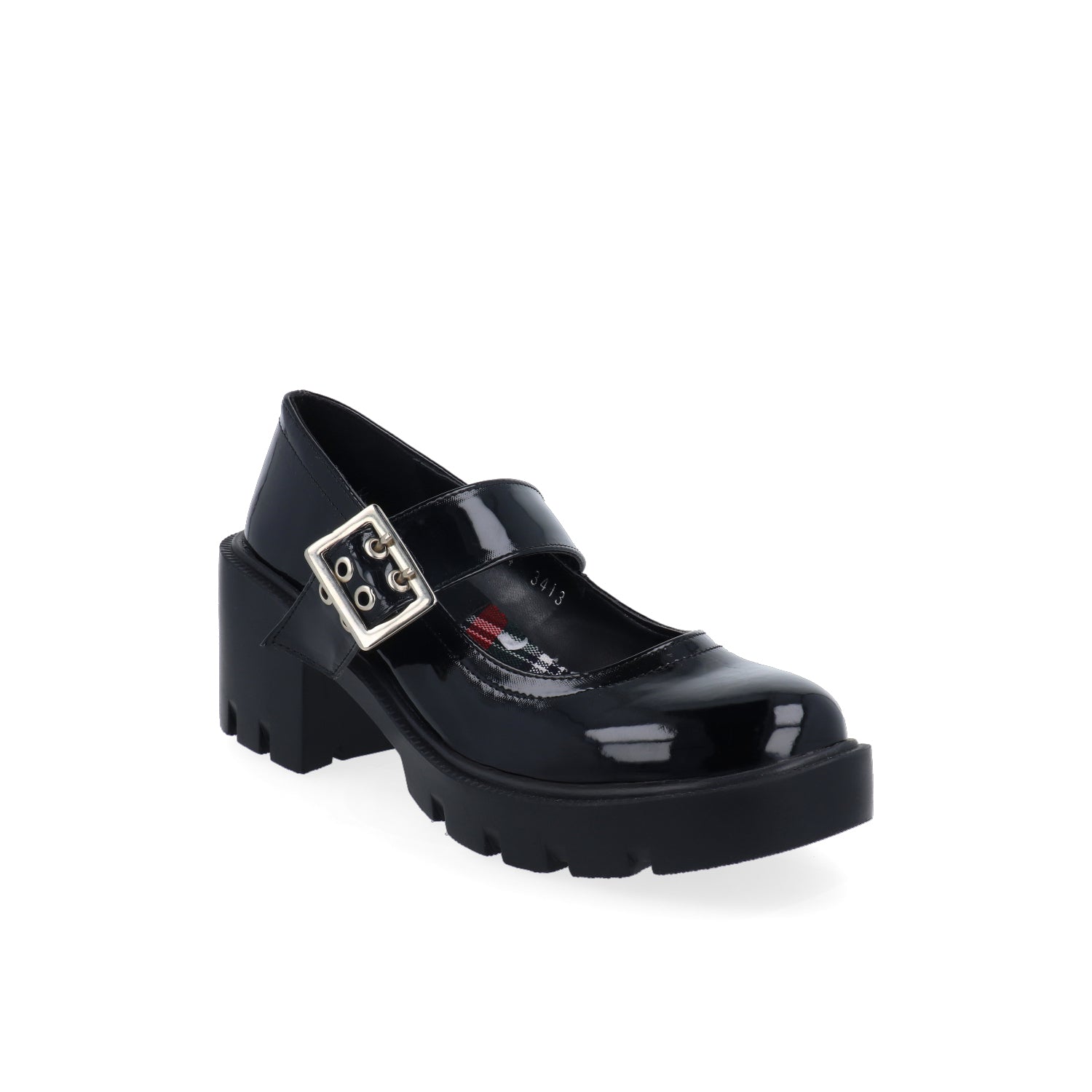 Zapato Escolar Vazza color Negro para Mujer