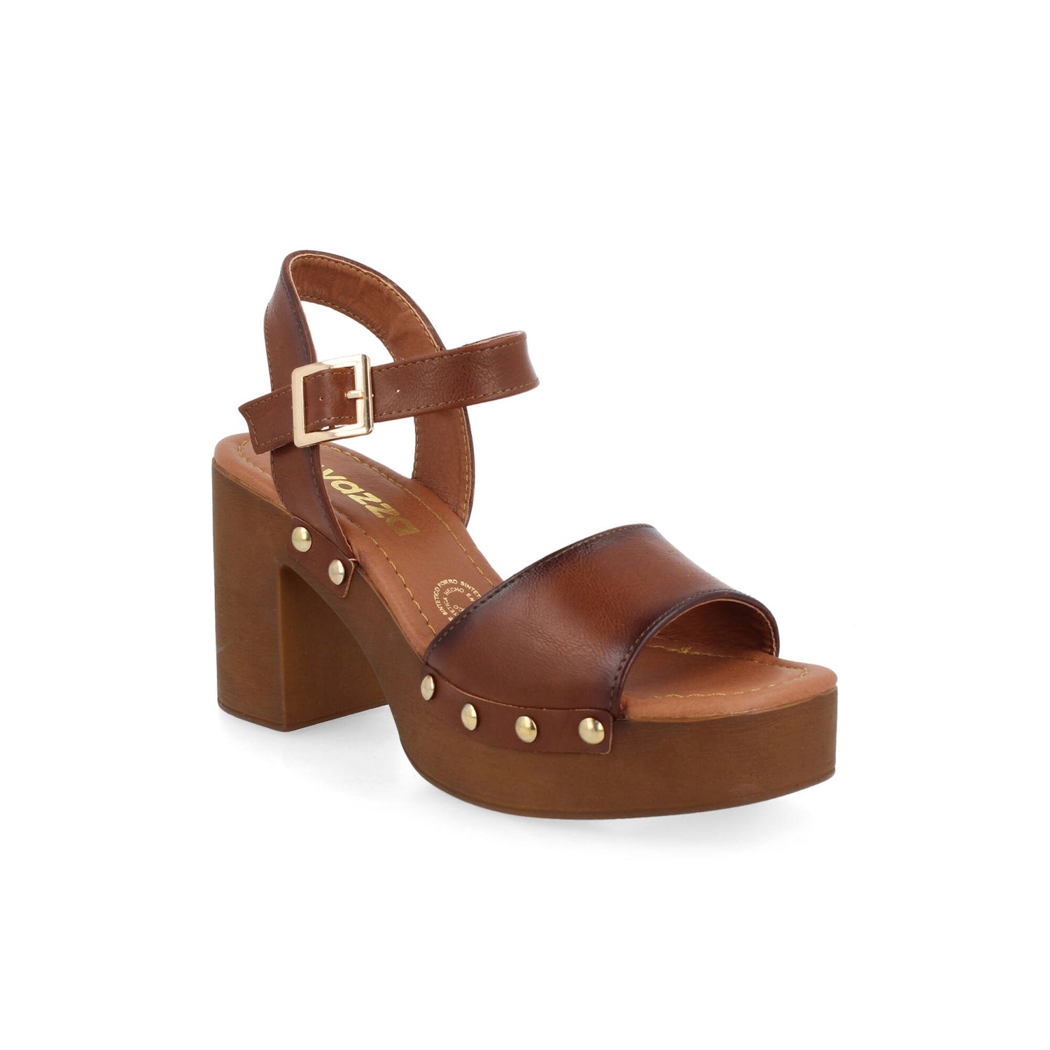 Sandalia Casual Milagros color Camel para Mujer