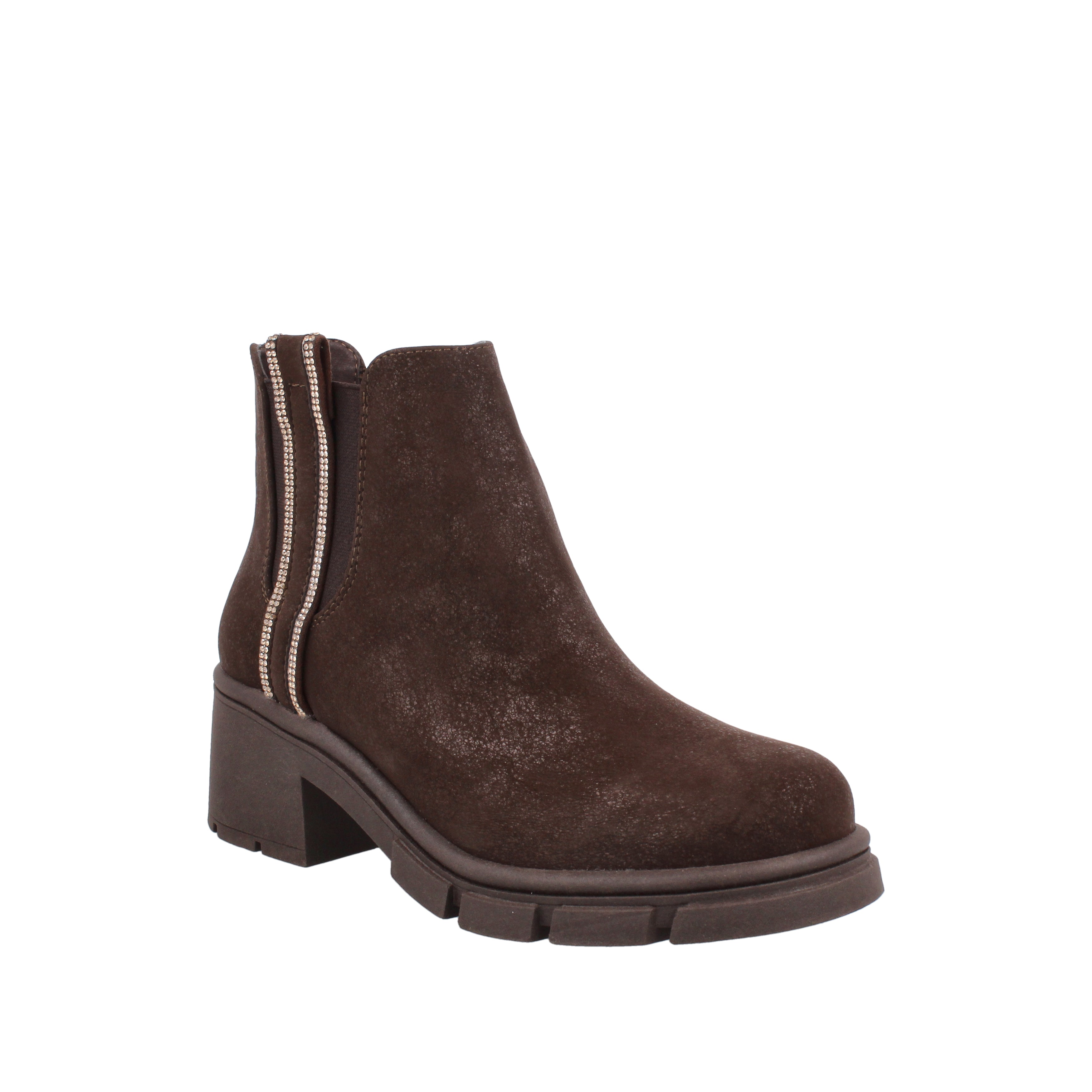 Botin Casual Vazza color Chocolate para Mujer