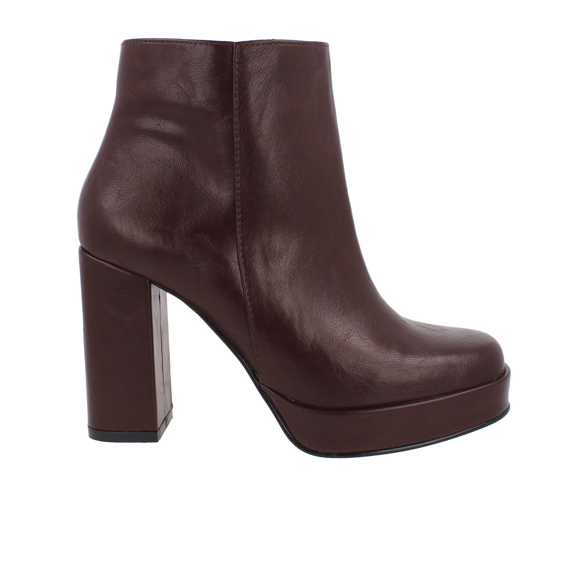 Bota Casual Vazza color Vino para Mujer