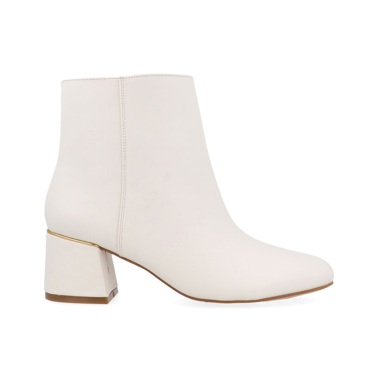 Botin De Vestir Vazza color Latte para Mujer