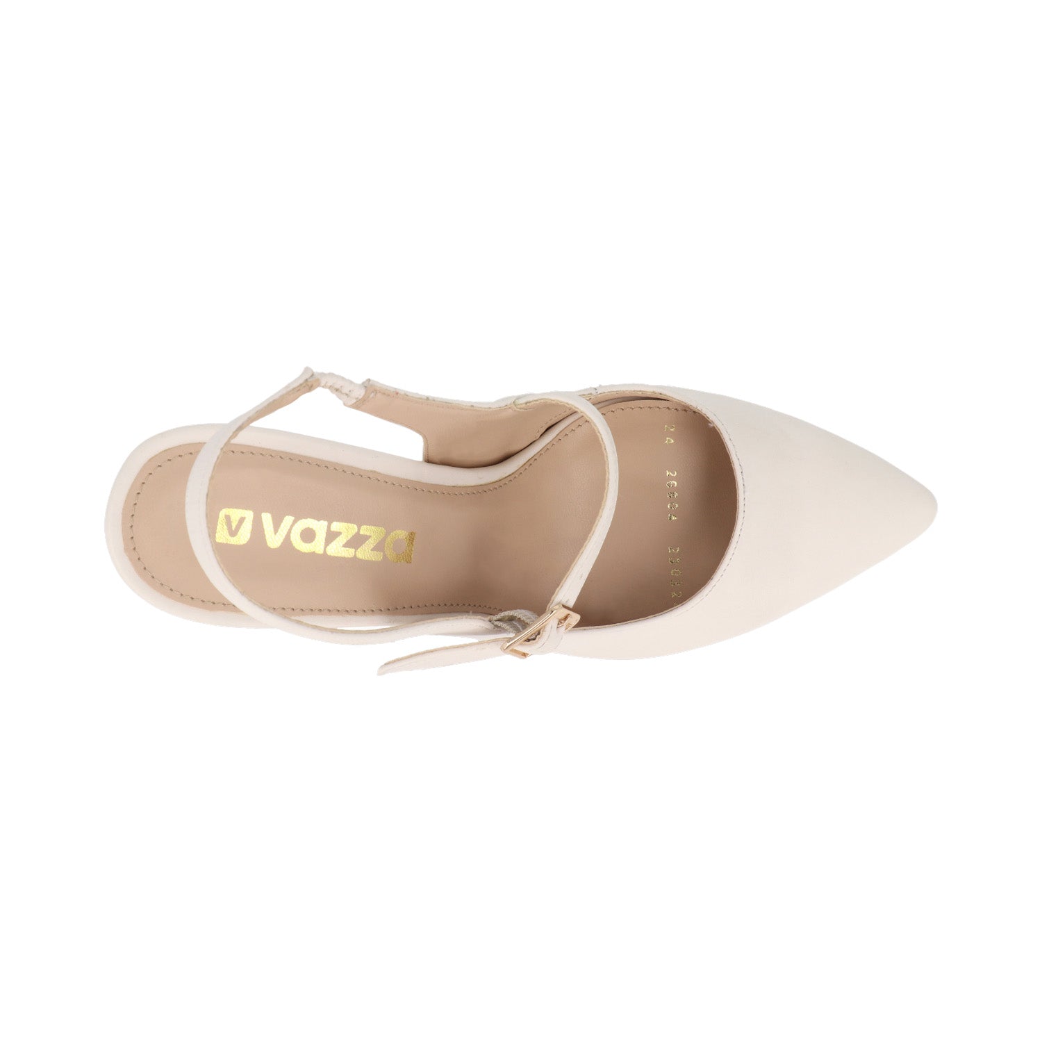 Zapatilla de Vestir Vazza color Latte para Mujer