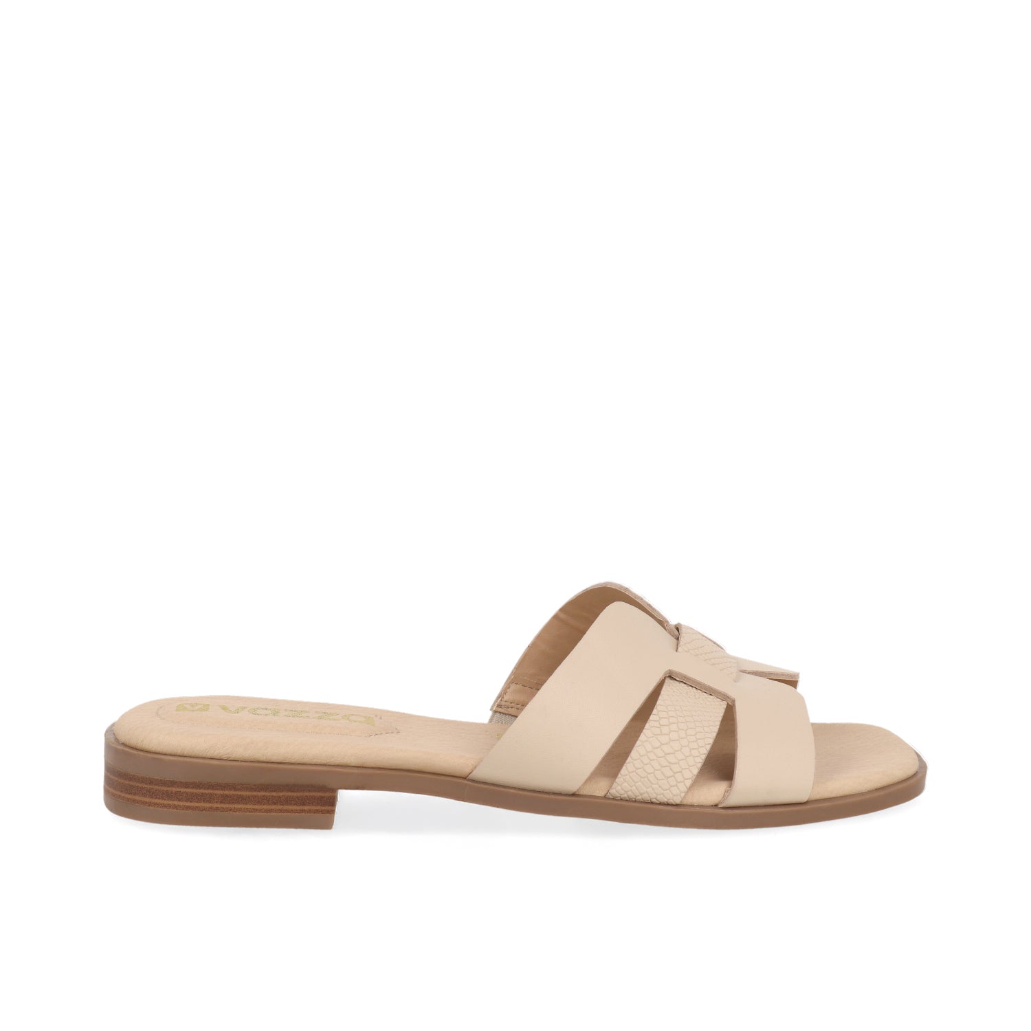 Sandalia Casual de piso Vazza color Nude para Mujer