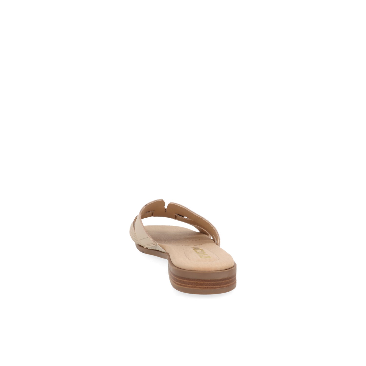 Sandalia Casual de piso Vazza color Nude para Mujer