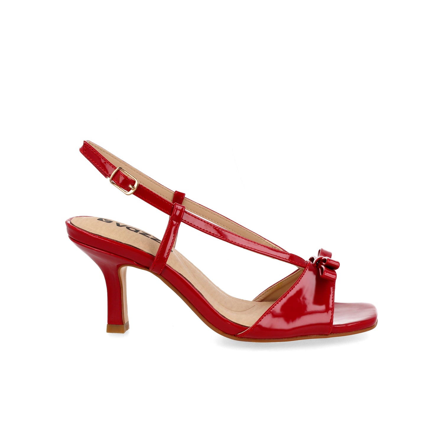 Zapatilla de Vestir Vazza color rojo Carmin para Mujer