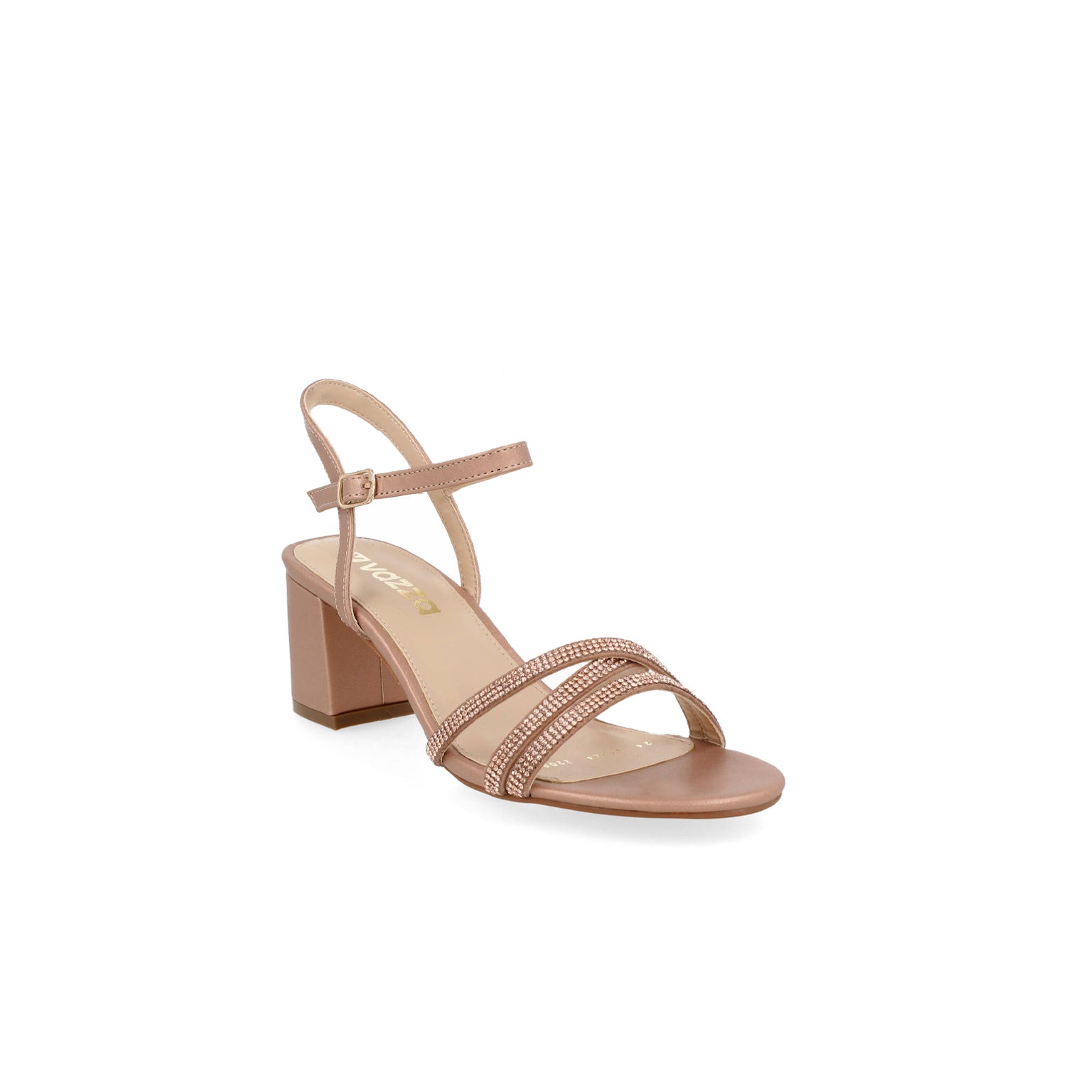Zapatilla de Fiesta Vazza color Oro para Mujer