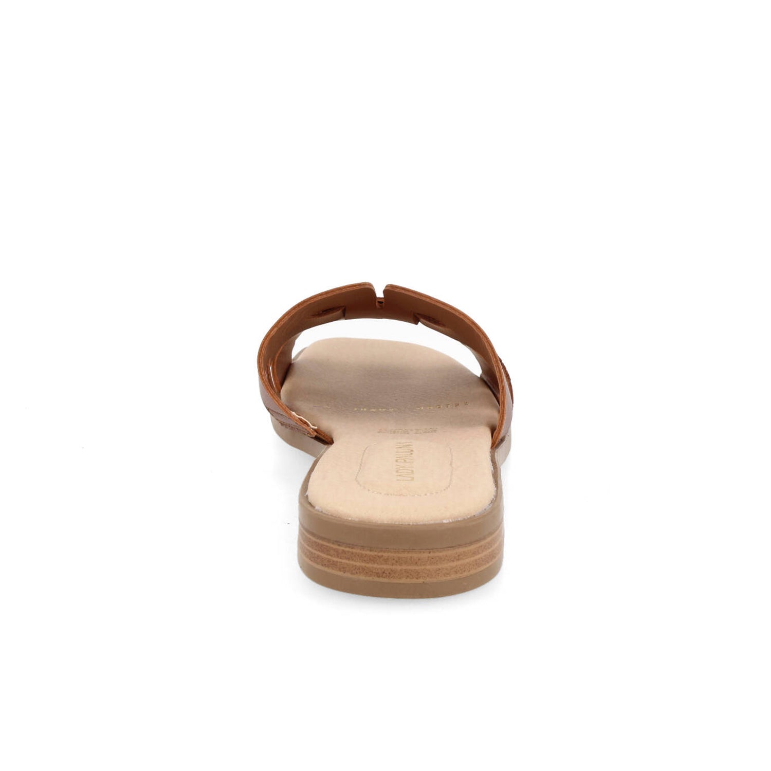 Sandalia Casual Vazza color Cognac para Mujer