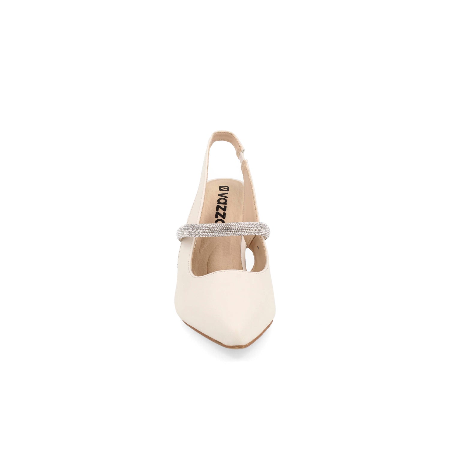 Zapatilla de Fiesta Vazza color Latte para Mujer