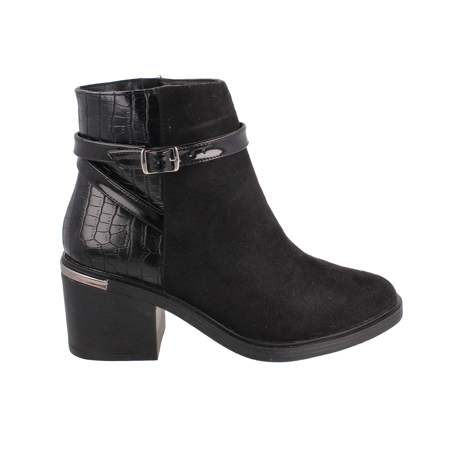 Botin Casual Lady Paulina color Negro para Mujer