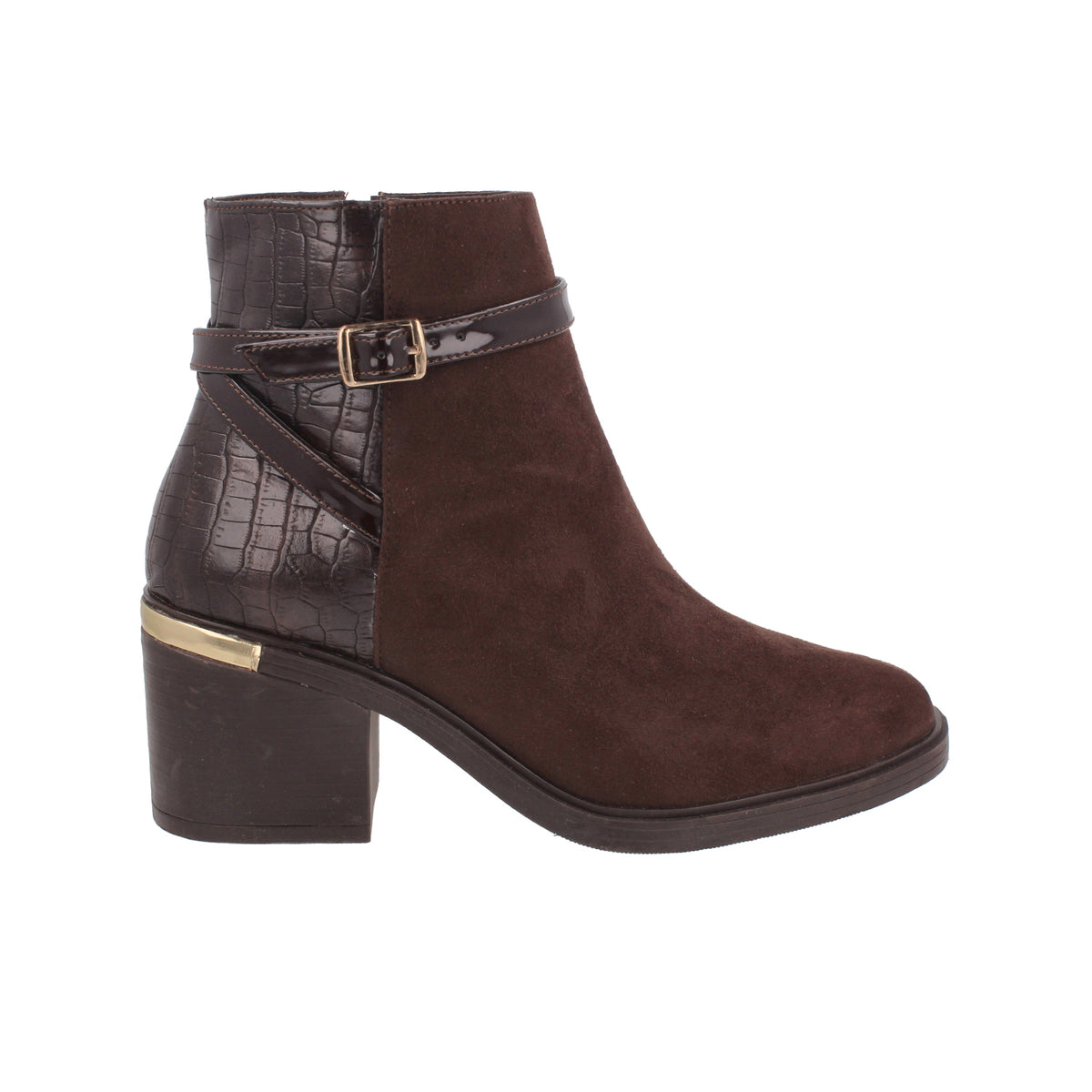 Botin Casual Lady Paulina color Cafe para Mujer