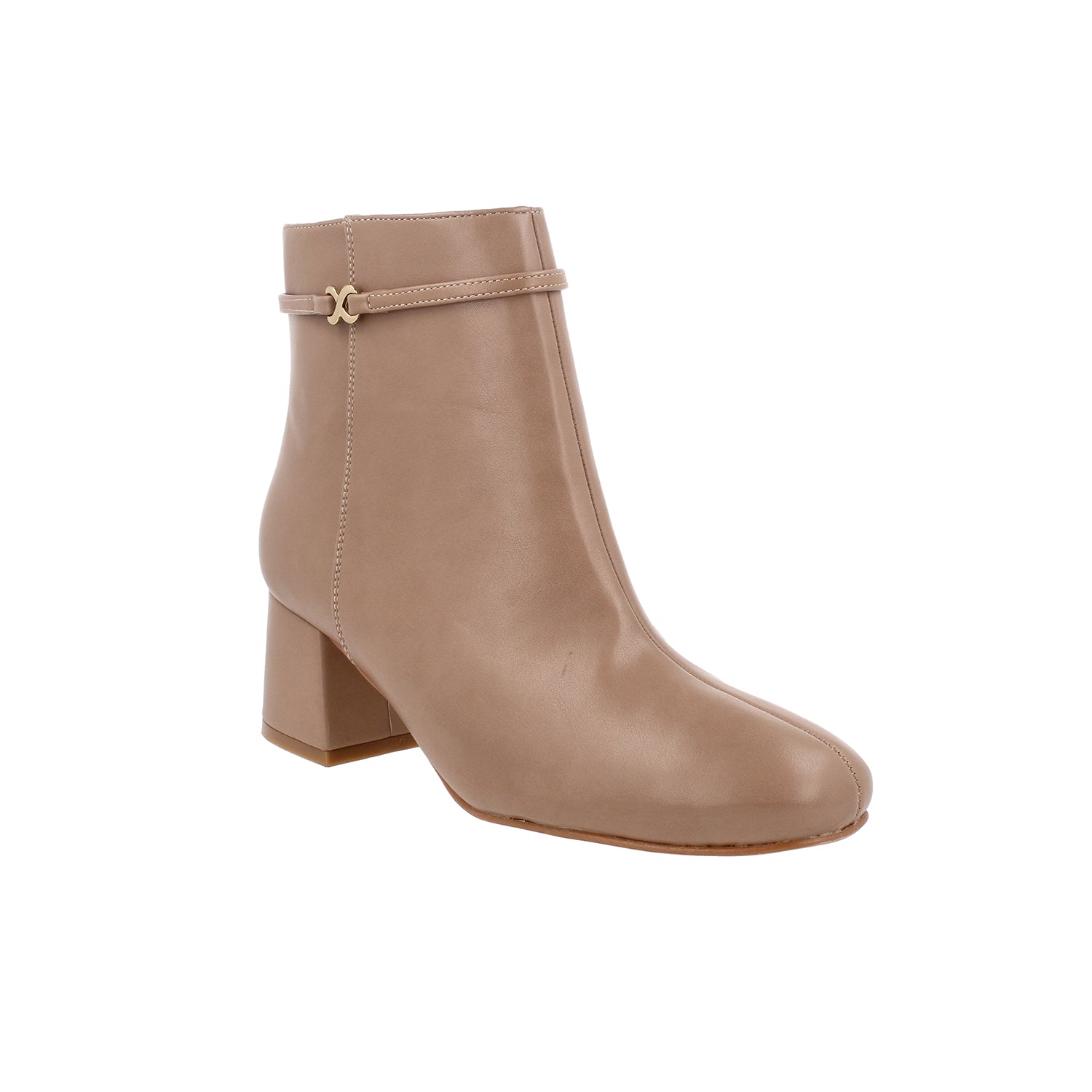 Botin Casual Lady Paulina color Beige para Mujer