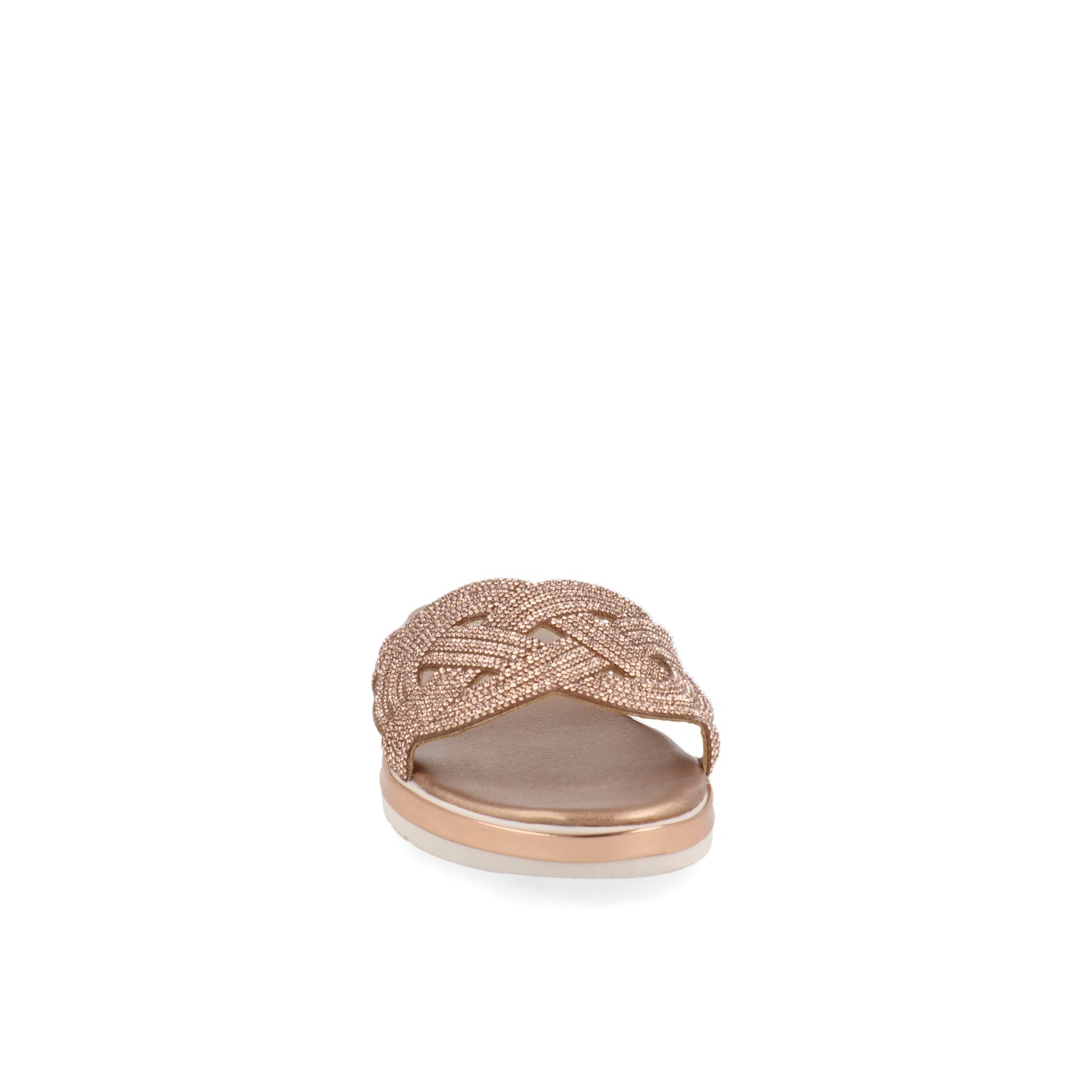 Sandalia Casual Vazza color Oro para Mujer
