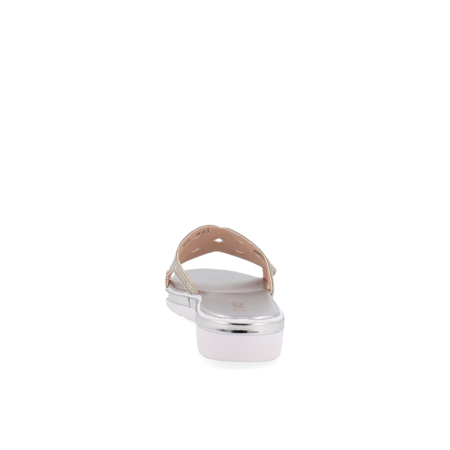 Sandalia Casual Vazza color Plata para Mujer