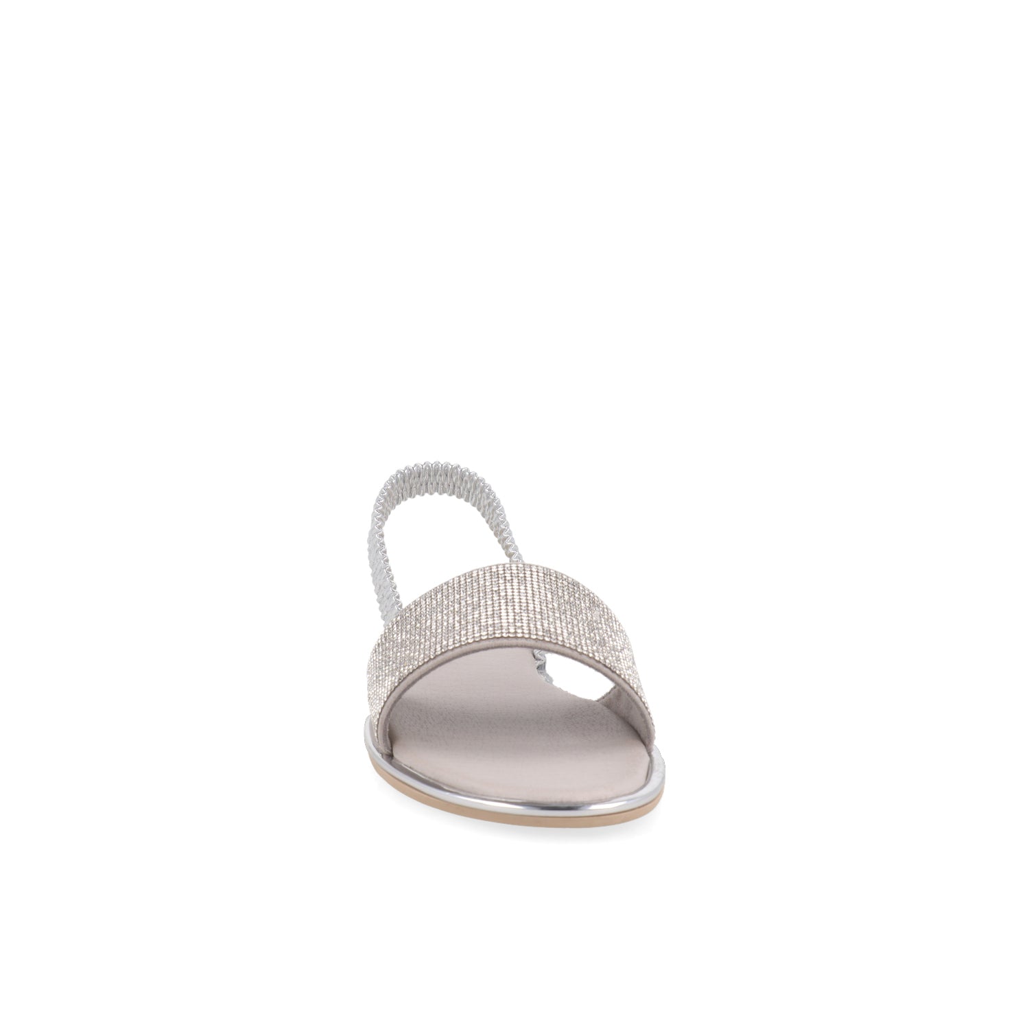 Sandalia Casual Vazza color Plata para Mujer