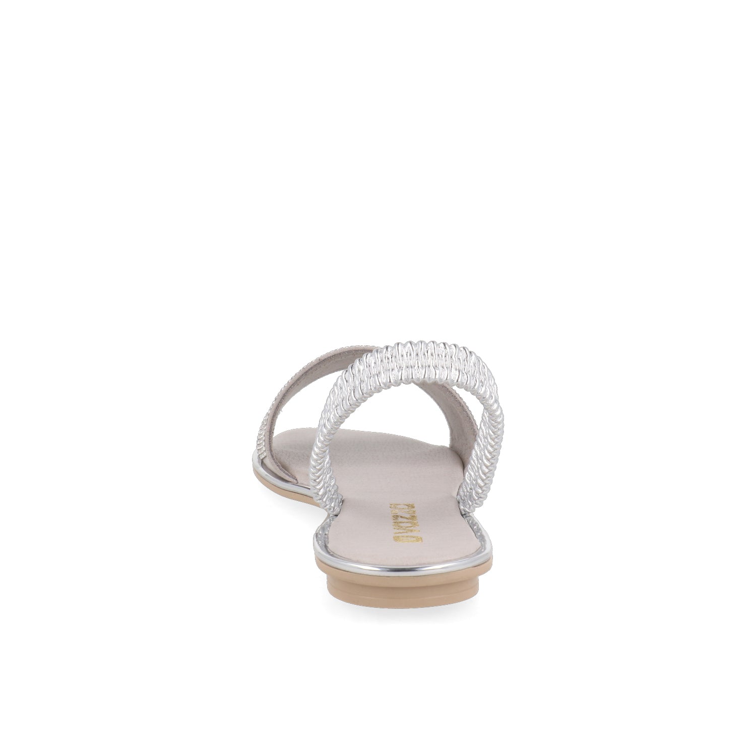 Sandalia Casual Vazza color Plata para Mujer