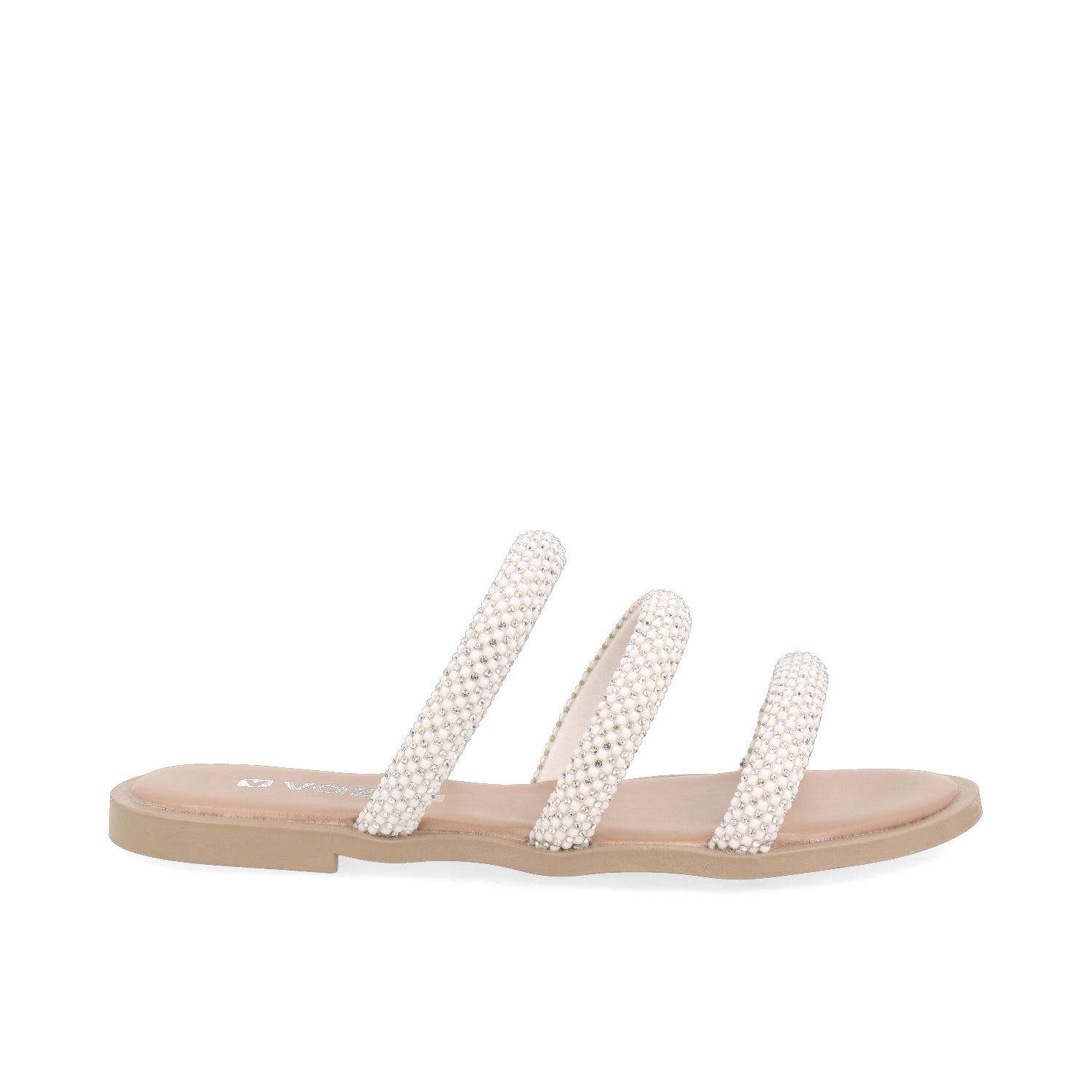 Sandalia Casual Vazza color Blanco para Mujer