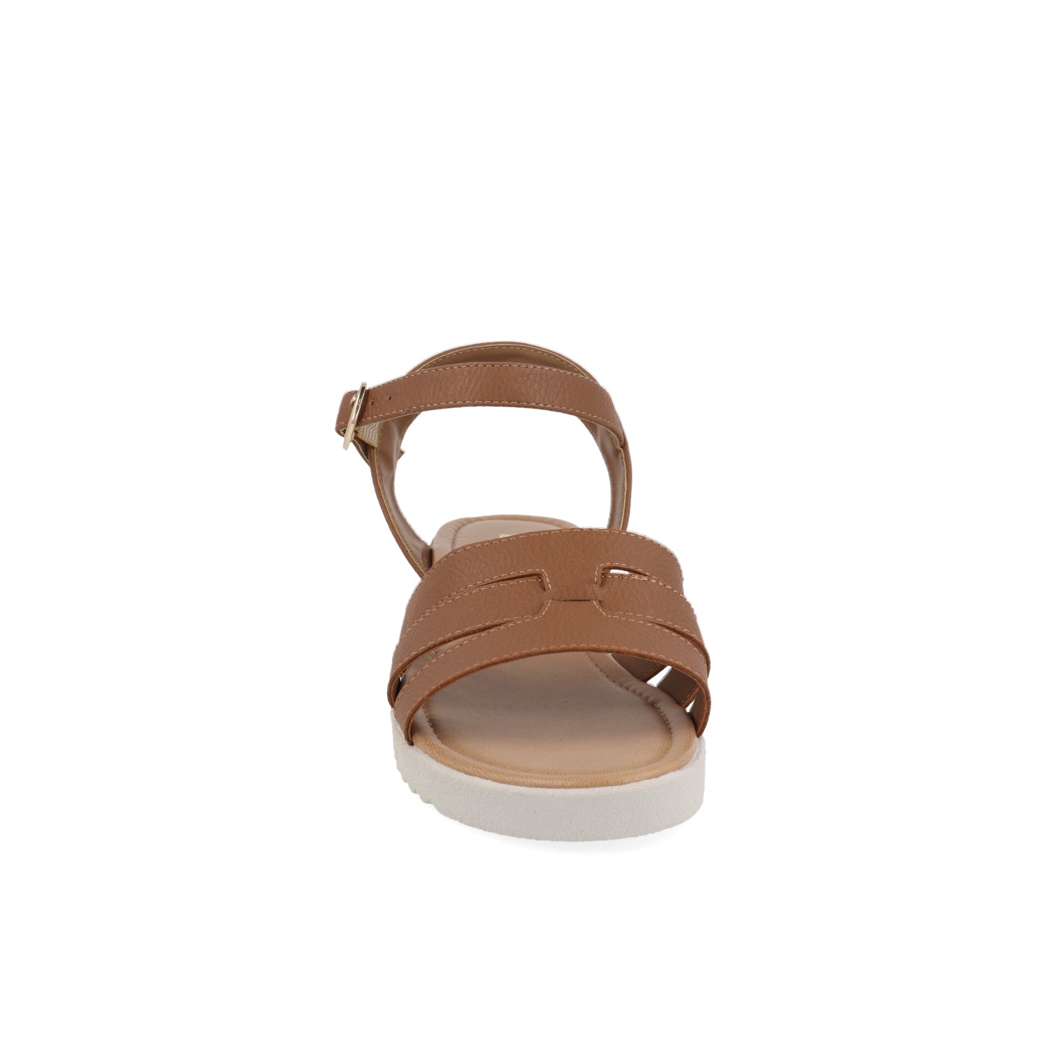 Sandalia Casual Vazza color Camel para Mujer