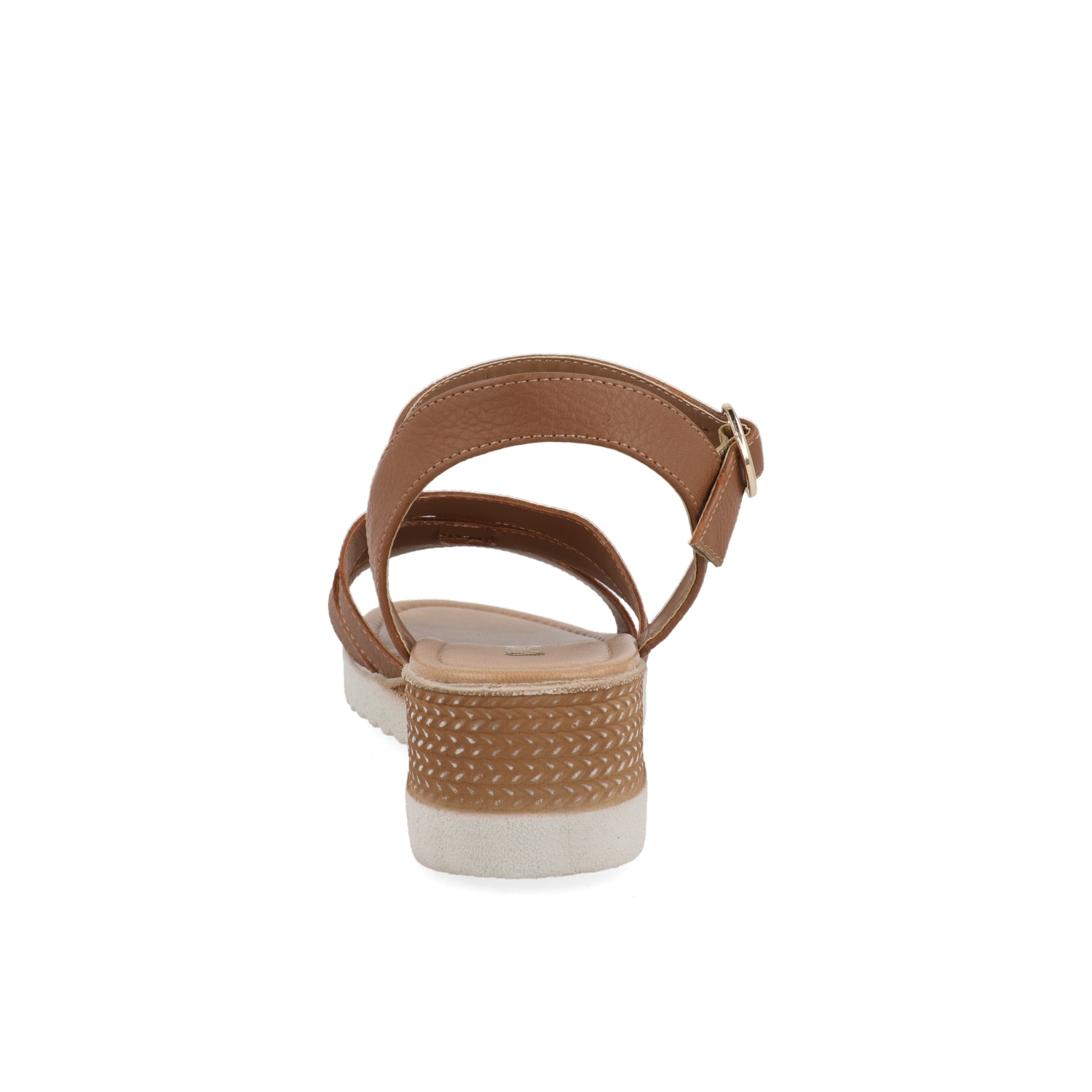 Sandalia Casual Vazza color Camel para Mujer