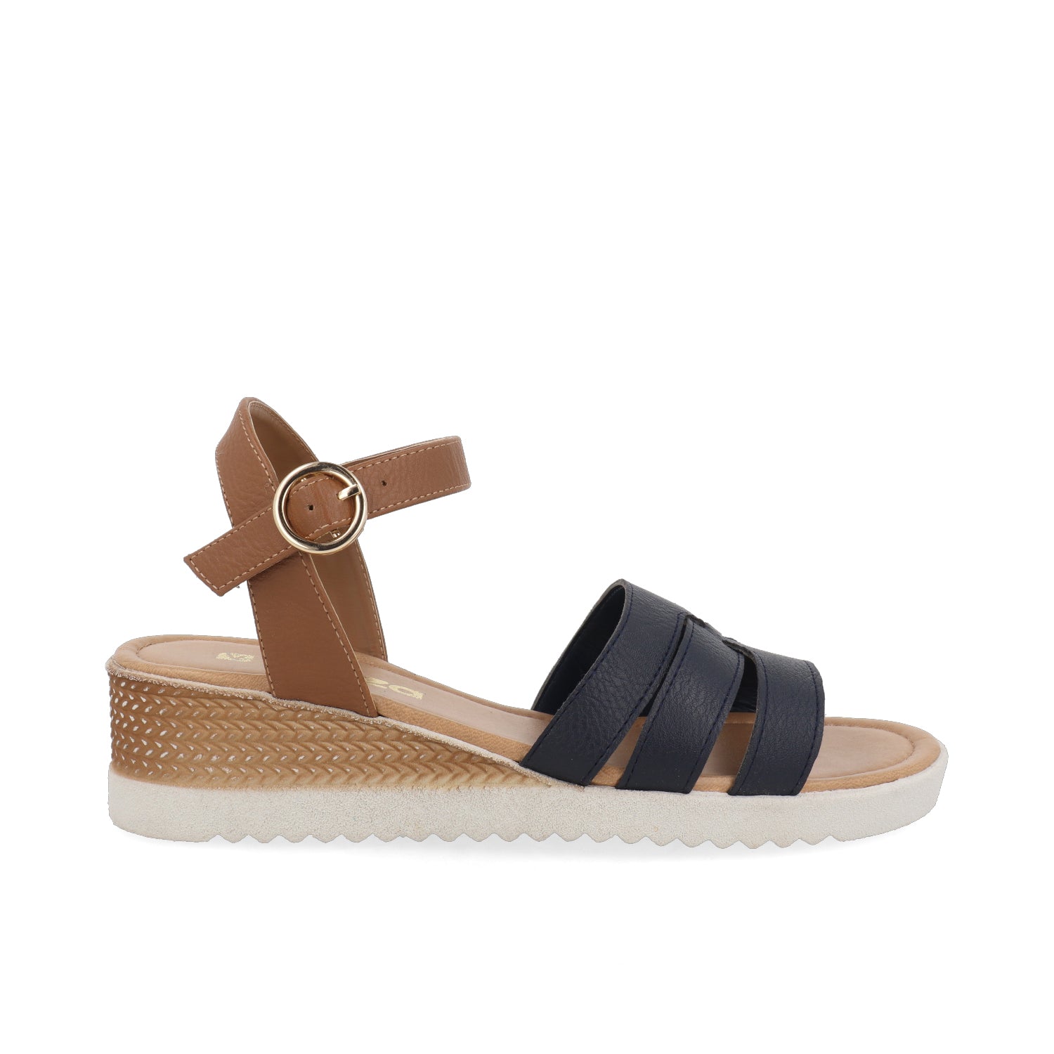 Sandalia Casual Vazza color Azul Marino para Mujer