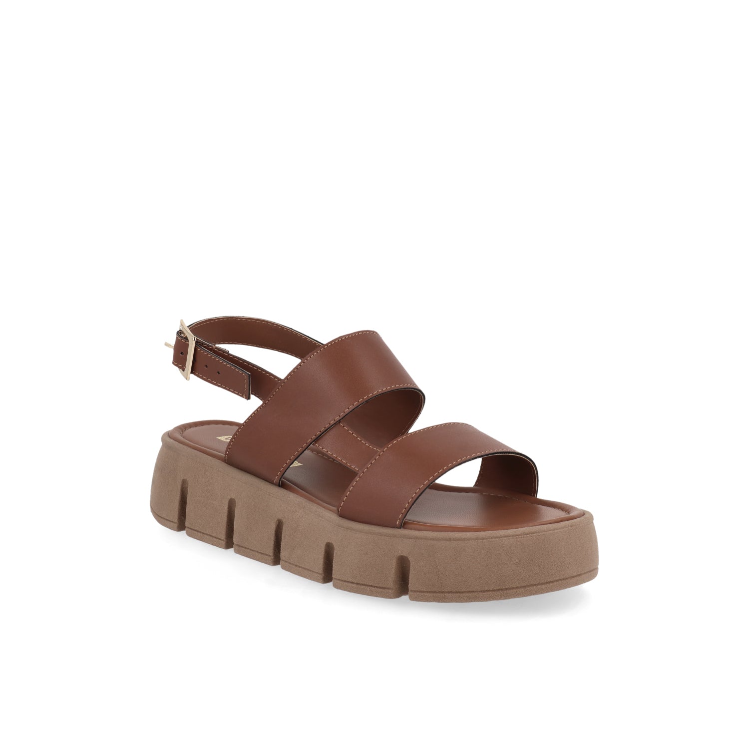 Sandalia Casual Vazza color Cognac para Mujer