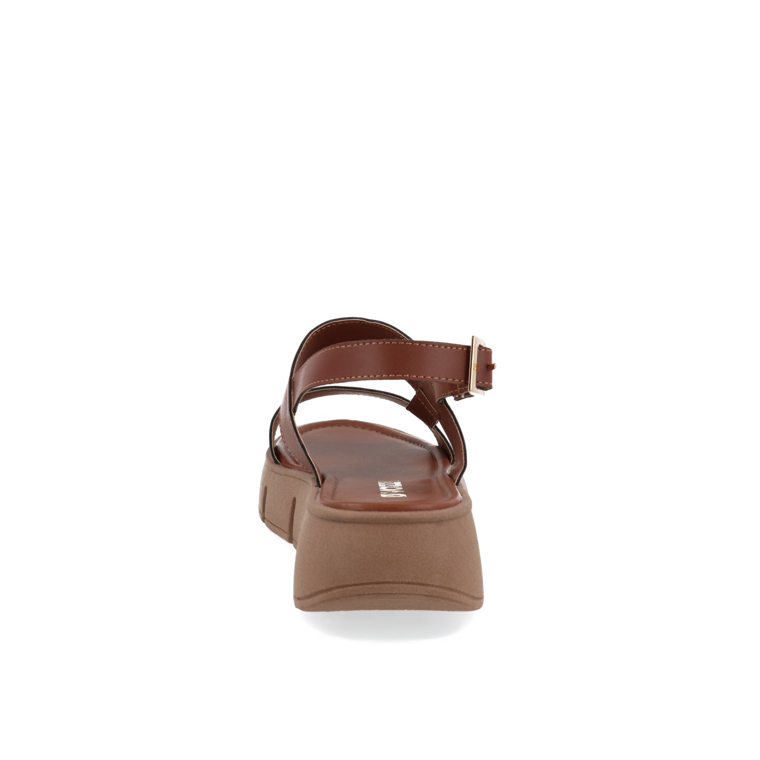 Sandalia Casual Vazza color Cognac para Mujer