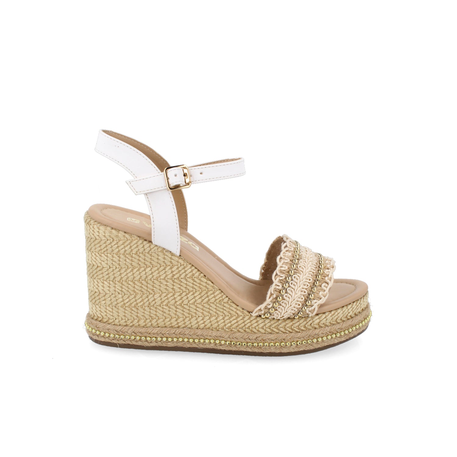 Sandalia Casual Vazza color Blanco para Mujer