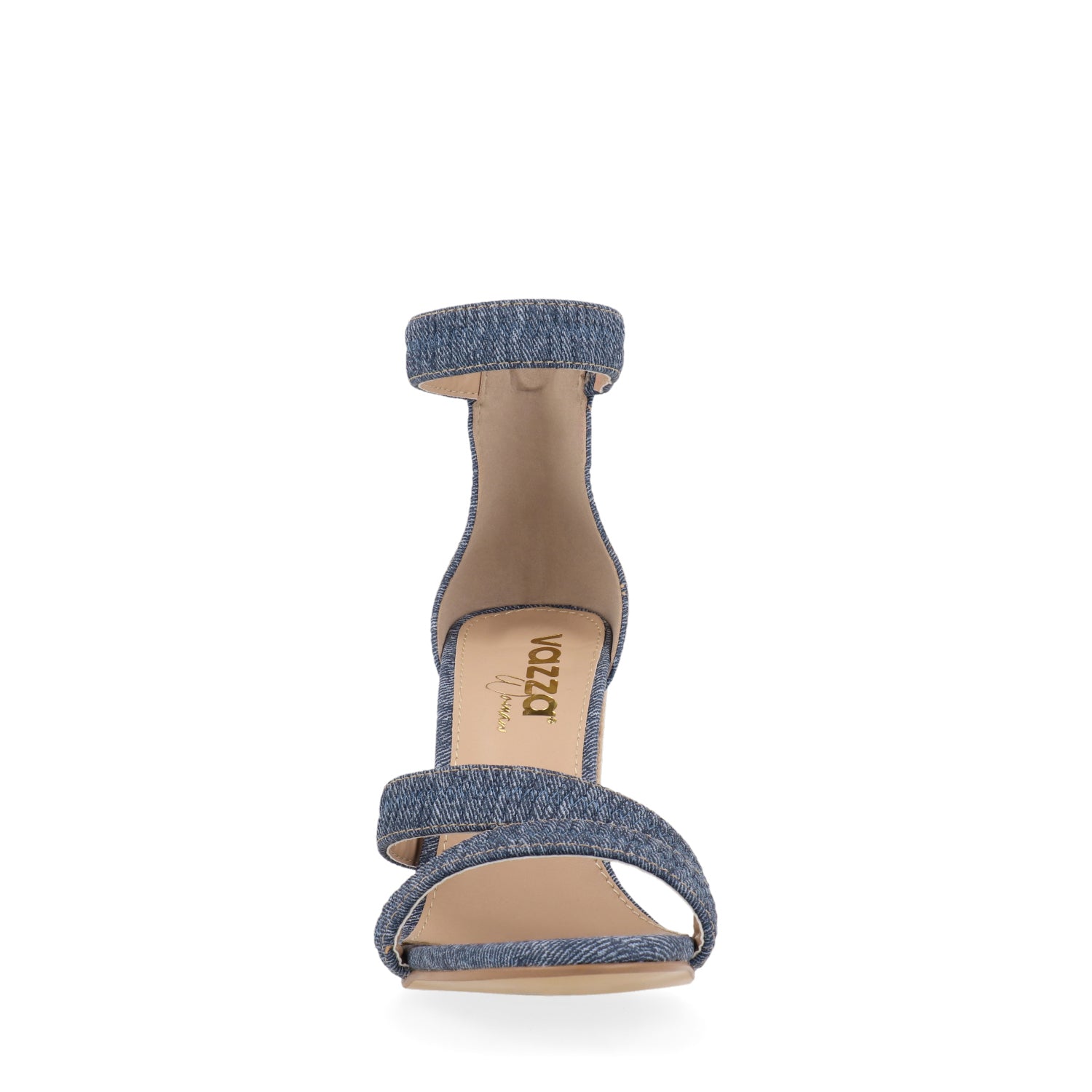 Sandalia de Tacón Vazza color Azul para Mujer