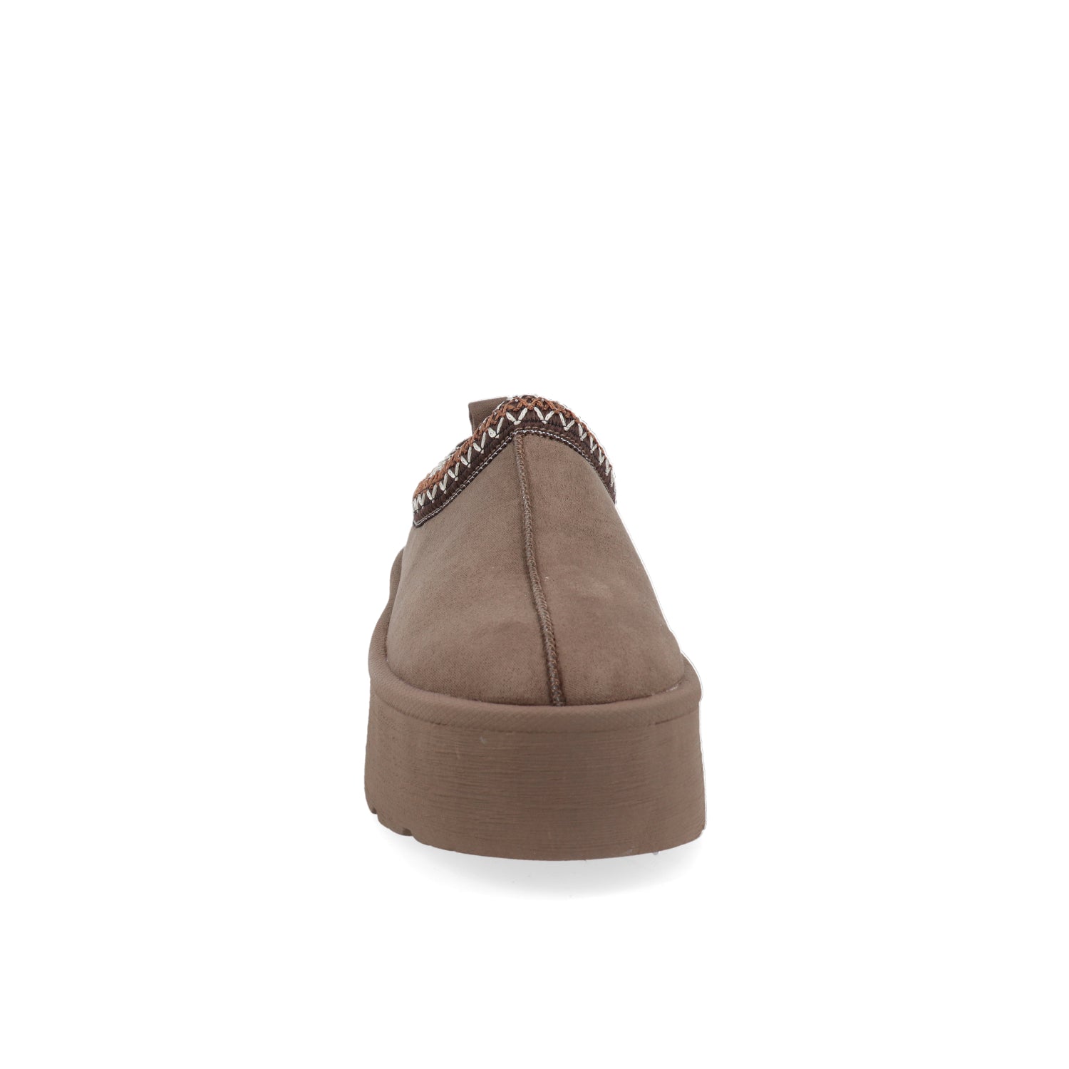 Pantunfla Casual Vazza color Taupe para Mujer